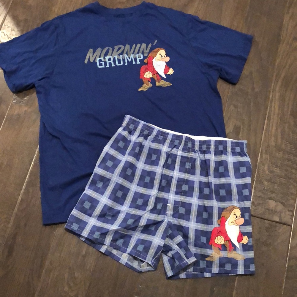 Disney’s Grumpy PJ’s top L bottoms M
